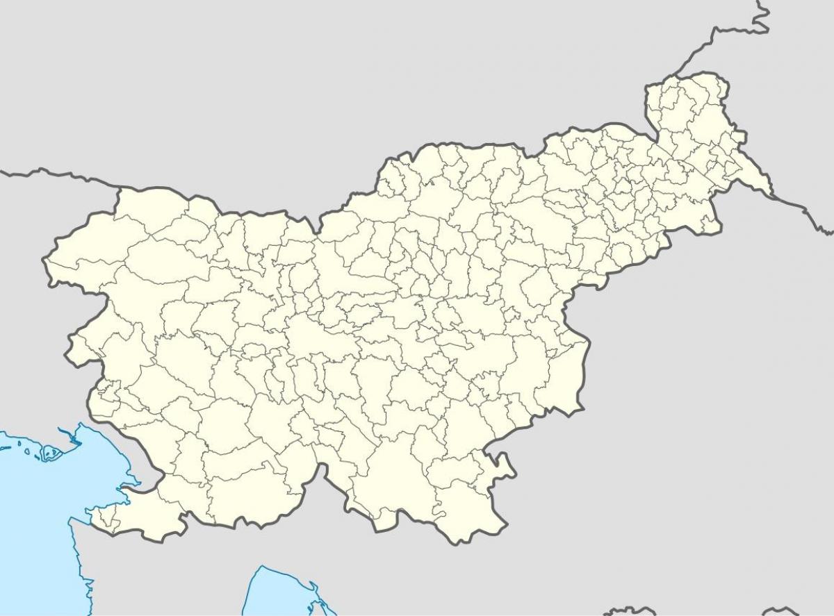 Slovinsko mape polohu