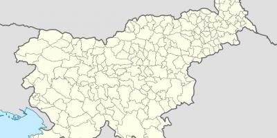 Slovinsko mape polohu