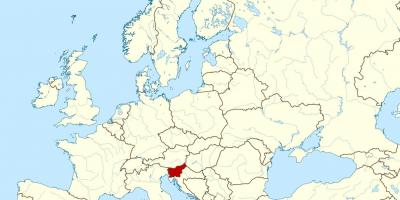 Slovinsko polohu na mape sveta